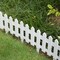 Gardenised 6-pc 12-inch Decorative Landscape Edging Ornamental Fence for Lawn Flower Beds Pathways and Outdoor Decor Interlocking Garden Border Panels for Landscaping Design and Yard Accents